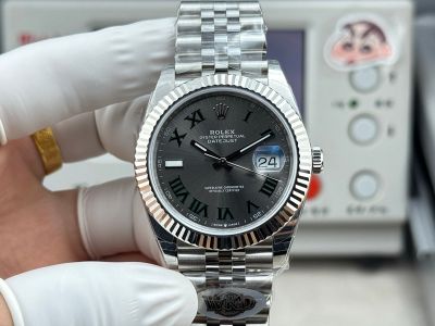 Rolex Datejust 3235 Movement 41mm 72h Roman Numerals Markers Replica Watch